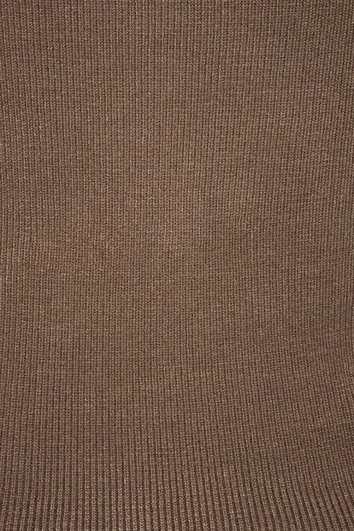 Dynamite Alice Off Shoulder Cardigan Brown New