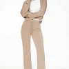Dynamite Anywear Scuba Flared Jogger Pants Grey Outlet