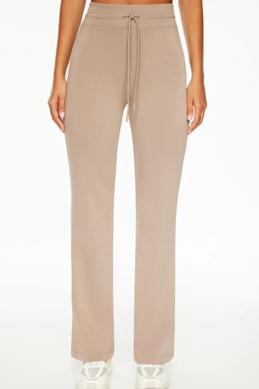 Dynamite Anywear Scuba Flared Jogger Pants Grey Outlet