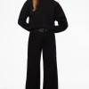 Dynamite Anywear Scuba Trouser Pants Black Flash Sale