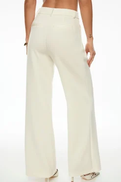 Dynamite Anywear Scuba Trouser Pants White Cheap