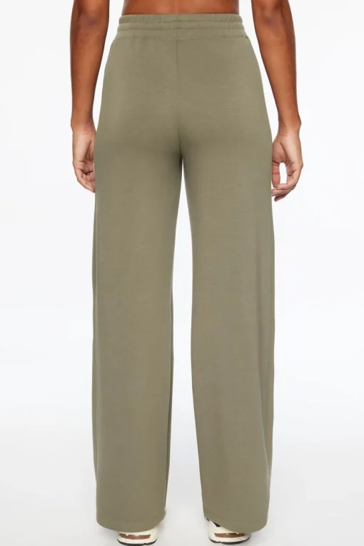 Dynamite Anywear Scuba Wide Leg Pants Gray Best