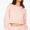 Dynamite Ballet Crew Neck Sweatshirt Pink Best