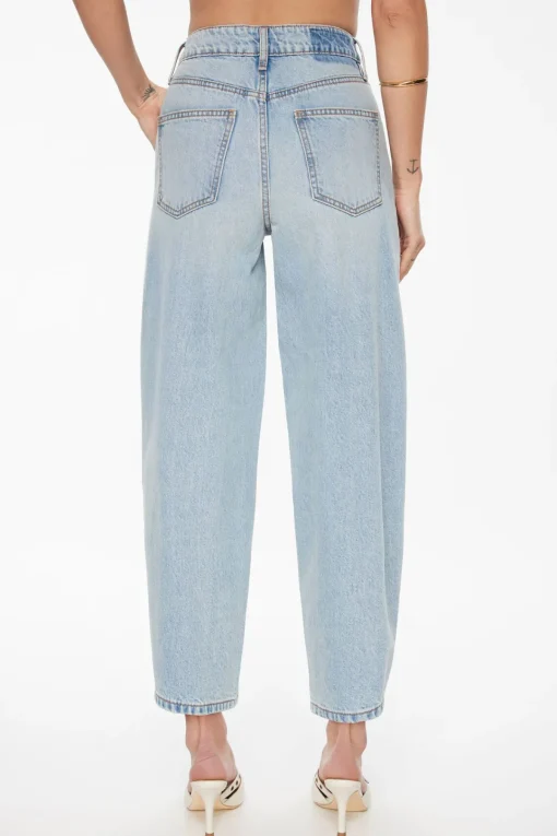 Dynamite Blair Barrel Leg Jeans Blue Online