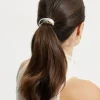 Dynamite Bubble Hair Tie Gray Discount