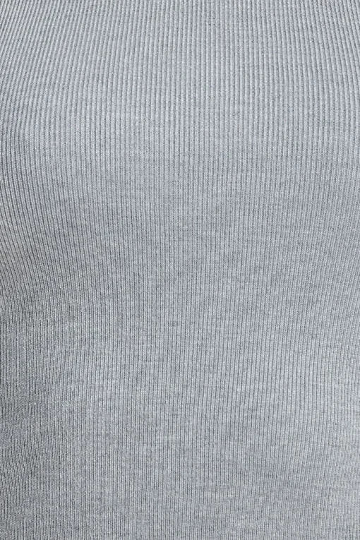 Dynamite Button Cuff Turtleneck Sweater Grey Flash Sale