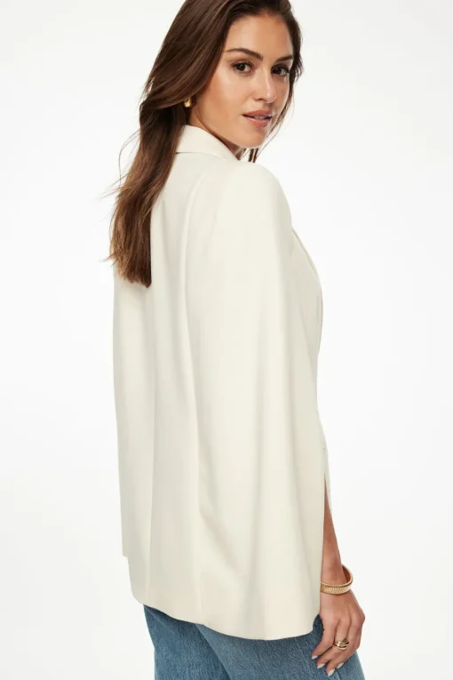 Dynamite Cape Blazer White Online