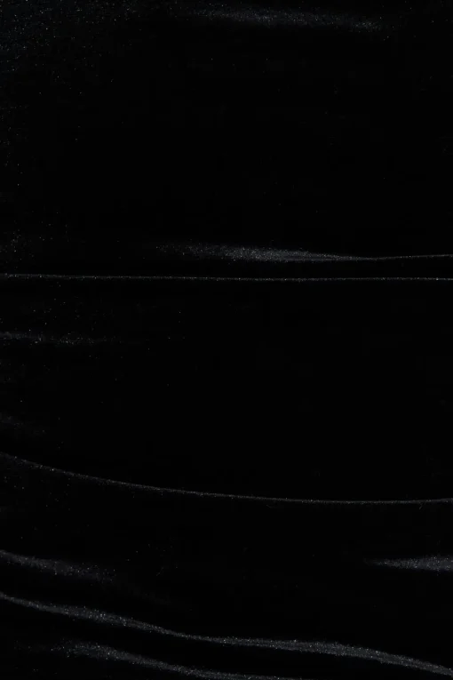 Dynamite Cherry Velvet Sleeveless Bolero Top Black Hot