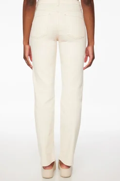 Dynamite Chiara Slim Straight Jeans White Cheap