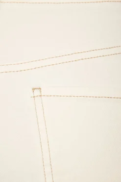 Dynamite Chiara Slim Straight Jeans White Cheap