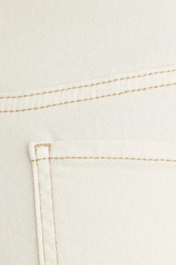 Dynamite Chiara Slim Straight Jeans White Cheap