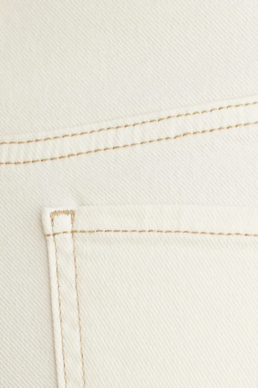 Dynamite Chiara Slim Straight Jeans White Cheap