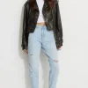 Dynamite Claudia Mom Jeans Blue Sale