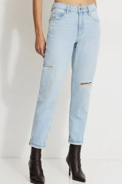 Dynamite Claudia Mom Jeans Blue Sale