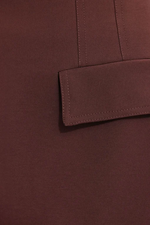 Dynamite Corset Mini Skirt Burgundy Discount