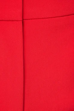 Dynamite Delta Pleated Tailo Shorts Red Best