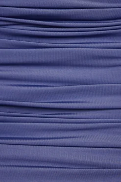 Dynamite Draped Mini Tube Dress Blue Shop