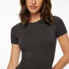 Dynamite Drea Jersey Crewneck T Shirt BLACK Hot