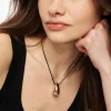 Dynamite Drop Pendant Cord Necklace Yellow Best Sale