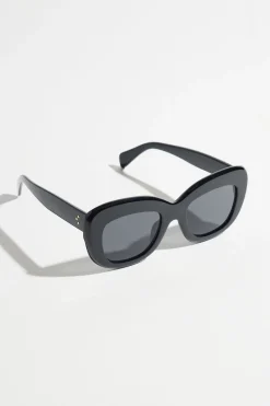 Dynamite Exaggerated Cat-Eye Sunglasses Purple Fashion