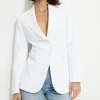 Dynamite Fitted Single Breasted Blazer White Hot