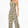 Dynamite Flo Wide Leg Linen Pants Green Sale