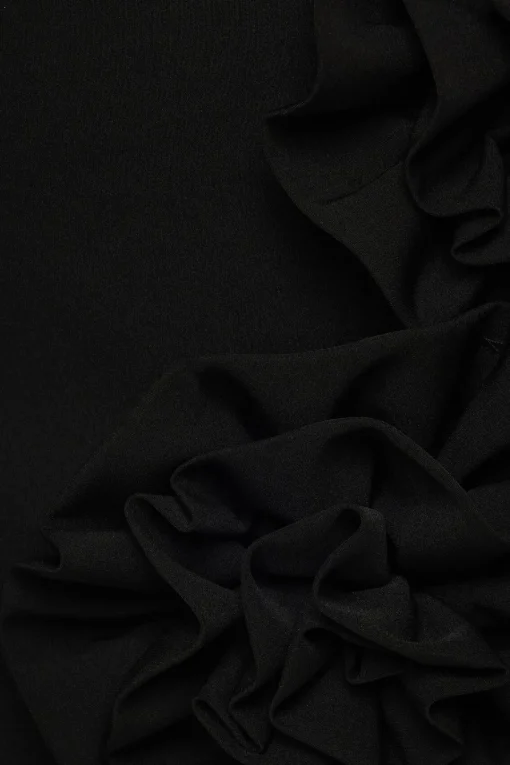 Dynamite Floral Appliqué Mini Skirt Black Shop