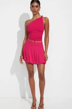 Dynamite Flowy Mini Skort Pink Store
