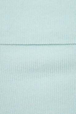 Dynamite Fold Over Off Shoulder Top Blue Best