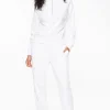 Dynamite French Terry Fleece Jogger Pants White Best