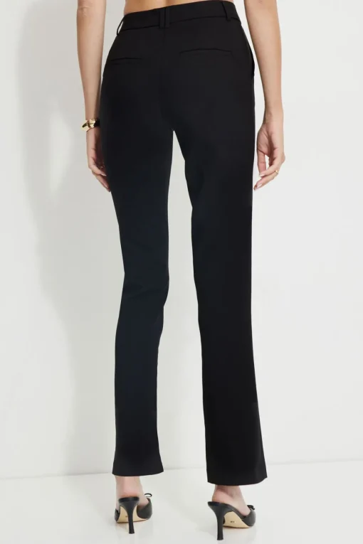 Dynamite Front Seam Bootcut Pants BLACK Cheap