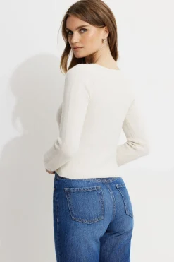 Dynamite Heavenlyarn™ Cropped Cardigan Brown Best Sale