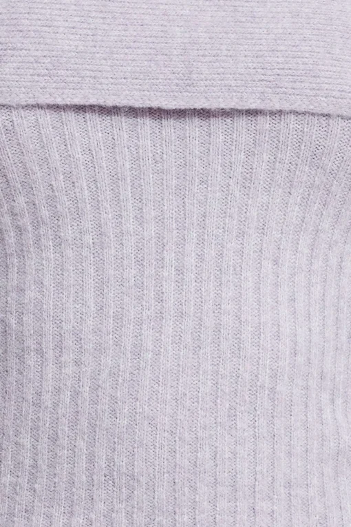 Dynamite Heavenlyarn™ Laura Off Shoulder Sweater Purple Cheap