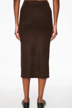 Dynamite Heavenlyarn™ Midi Skirt Brown Clearance