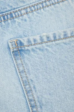 Dynamite Heidi A-Line Denim Shorts Blue Fashion