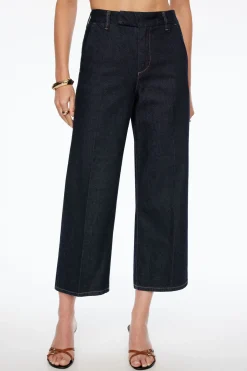 Dynamite Heidi Wide Leg Cropped Jeans Blue Store