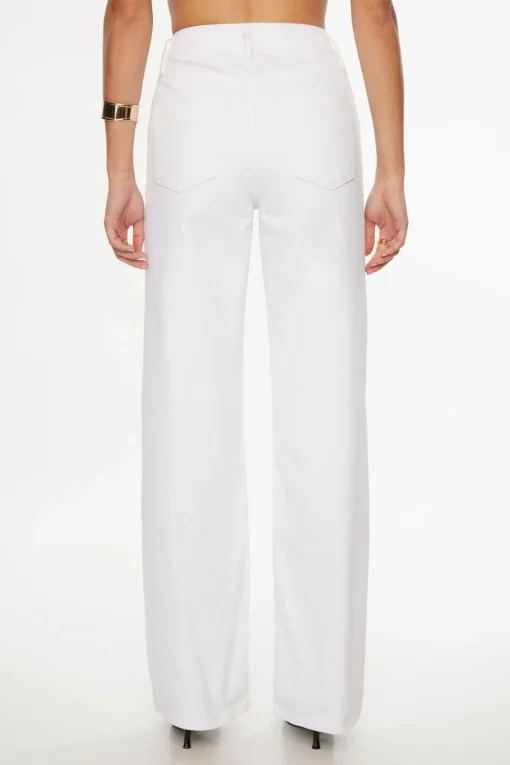 Dynamite Heidi Wide Leg Jeans White Hot