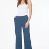 Dynamite High Waisted Wide Leg Pants Blue Fashion