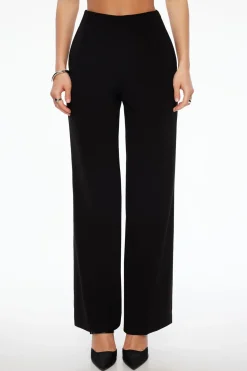 Dynamite High Waisted Wide Leg Pants Black Flash Sale