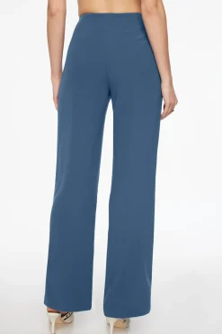 Dynamite High Waisted Wide Leg Pants Blue Fashion