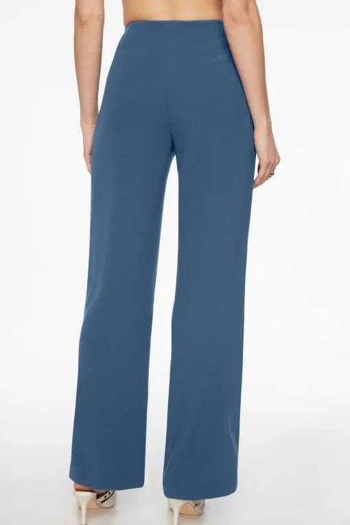 Dynamite High Waisted Wide Leg Pants Blue Fashion
