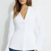 Dynamite Hourglass Blazer White Flash Sale