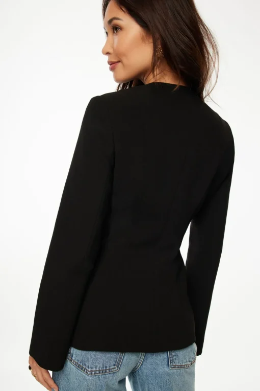 Dynamite Hourglass Blazer Black Fashion
