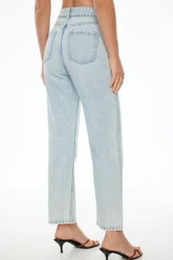 Dynamite Justina Straight Leg Jeans Blue Best Sale