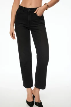 Dynamite Justina Straight Leg Jeans Blue Store