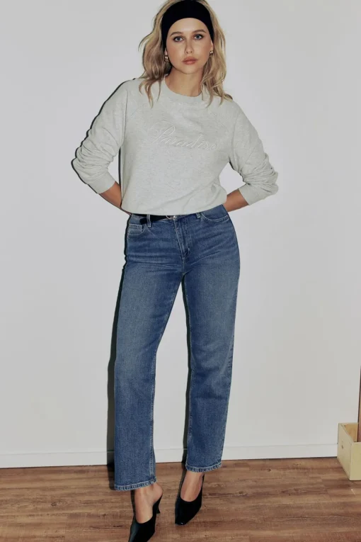 Dynamite Justina Straight Leg Jeans Blue Clearance