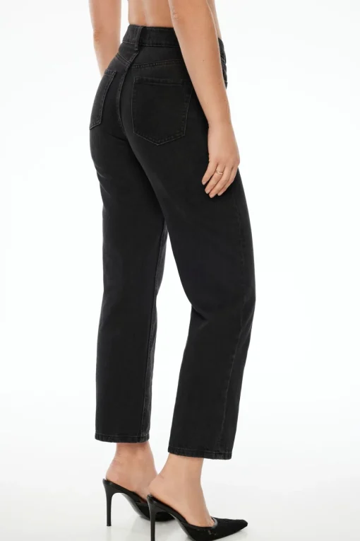 Dynamite Justina Straight Leg Jeans Blue Store