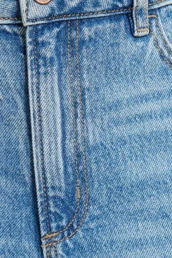 Dynamite Justina Straight Leg Jeans Blue Hot