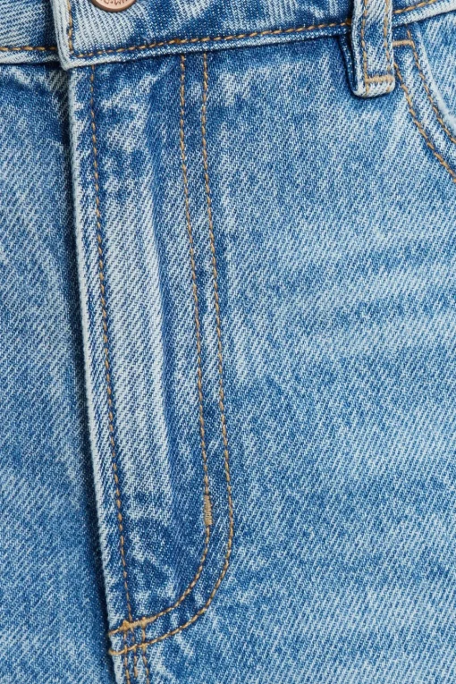 Dynamite Justina Straight Leg Jeans Blue Hot