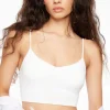 Dynamite Kai Sculpt Crop Top White Outlet